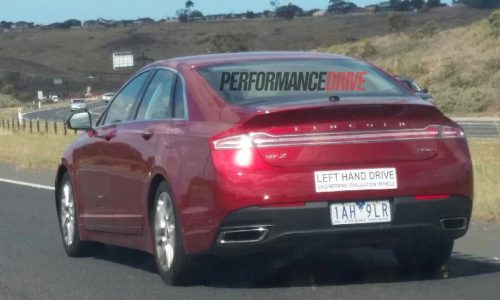 Lincoln MKZ spotted testing in Australia, to be part of future lineup?