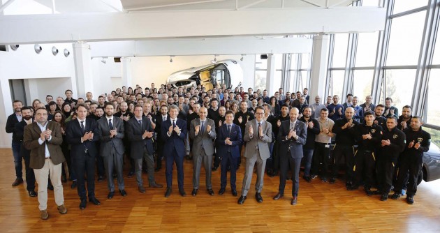 150 new staff and management at Lamborghini-2016