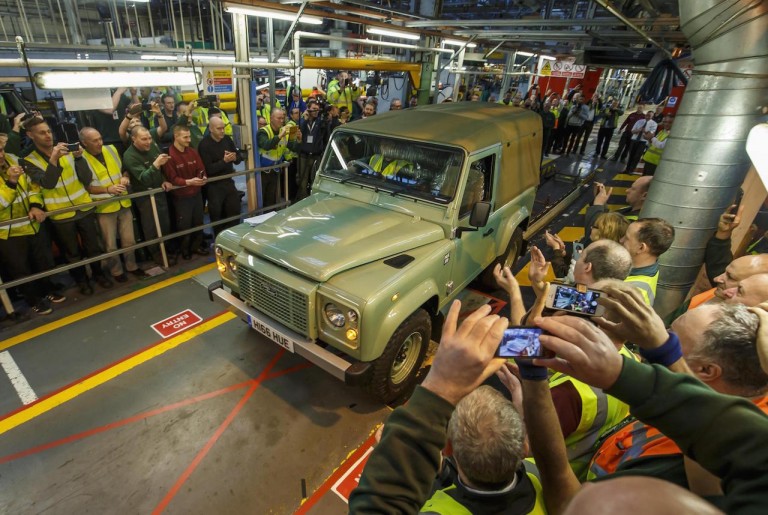 Final Land Rover Defender rolls off production line in Solihull