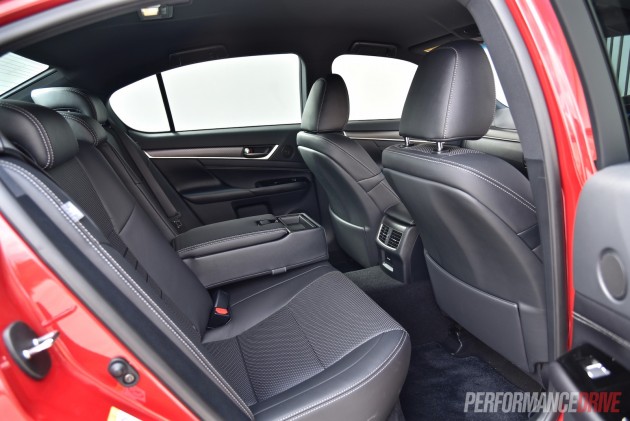 2016 Lexus GS 200t F Sport-rear seats