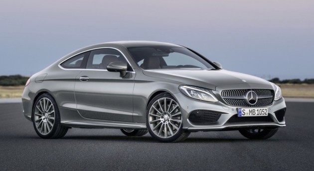 top 10 sports cars 2016-Mercedes-Benz-C-Class-Coupe-silver-1280x757