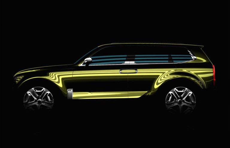 Kia KCD12 concept previewed, to inspire new large luxury SUV