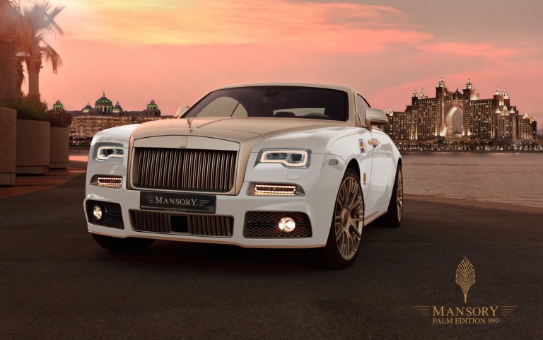 Mansory Palm Edition 999 Rolls-Royce Wraith adds gold & power