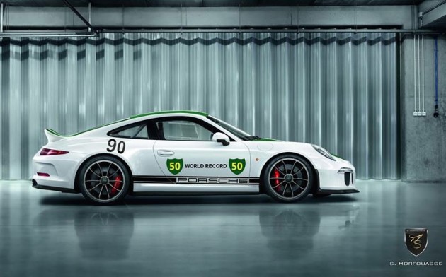 Porsche 911 R render