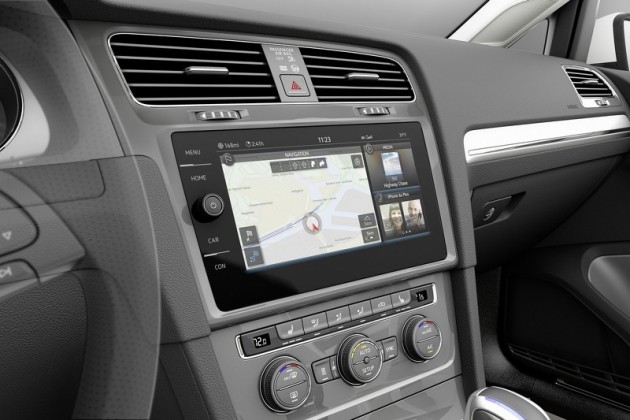 Volkswagen e-Golf Touch interface concept