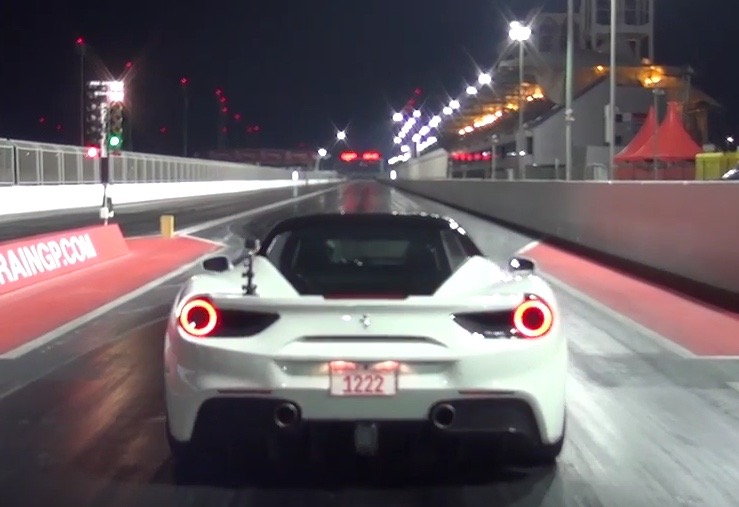 Stock Ferrari 488 GTB runs 10-second quarter mile (video)