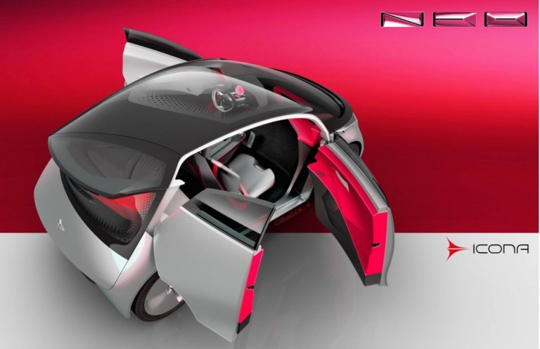 Icona Neo concept previews futuristic EV city car