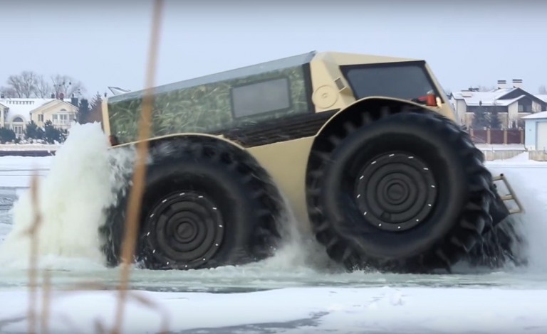 SHERP ATV makes your SUV seem as useful as a glass football (video)