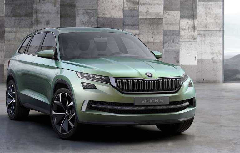 Skoda VisionS concept revealed, previews future 7-seat SUV
