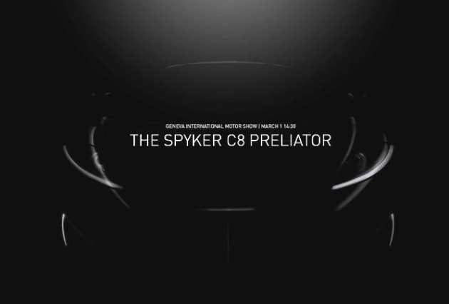 Spyker C8 Preliator-teaser