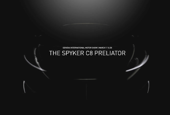 Spyker C8 Preliator previewed before Geneva debut