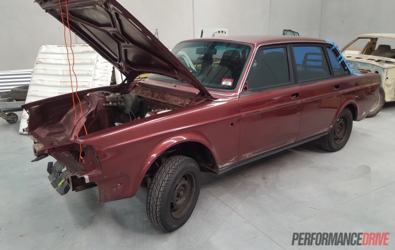 Volvo 240 GL with LS1 V8 conversion project: Part 6 – off to paint shop