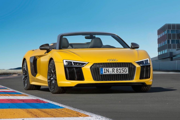 2017 Audi R8 Spyder is lighter, more powerful & more efficient