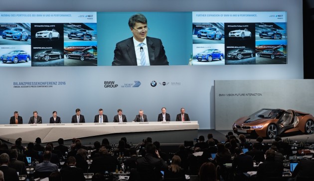 BMW 2016 Annual Accounts Press Conference-