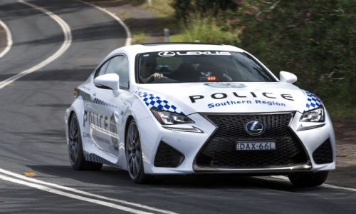 NSW Police recruits Lexus RC F V8 sports car