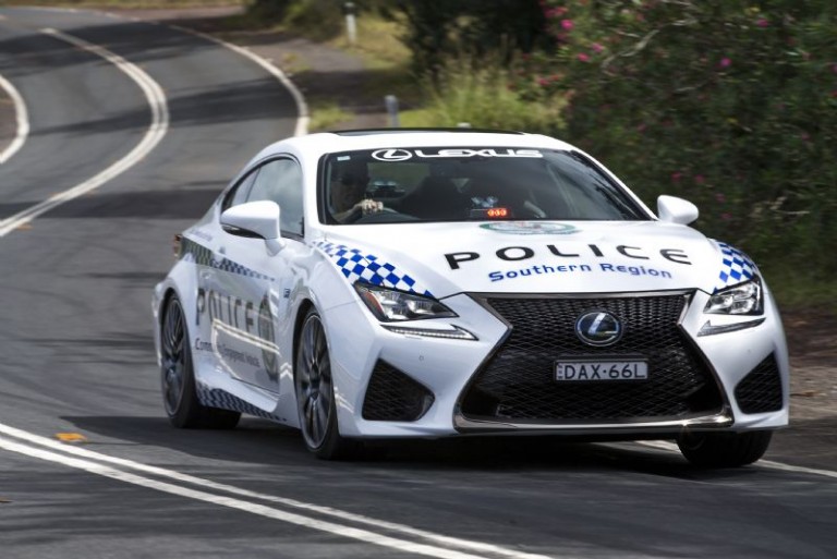 NSW Police recruits Lexus RC F V8 sports car