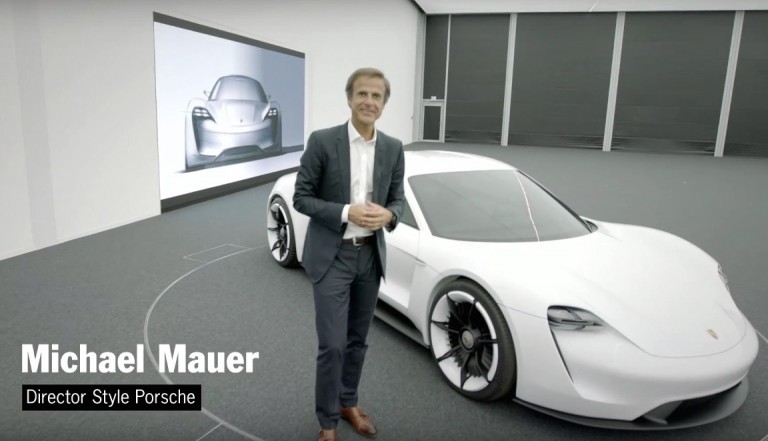 Video: Porsche Mission E design concept detailed