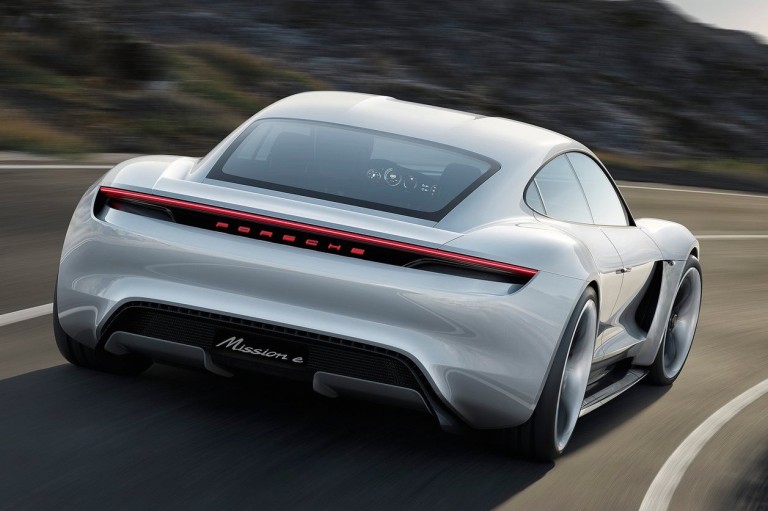 Porsche considering battery supplier for Mission E Tesla rival
