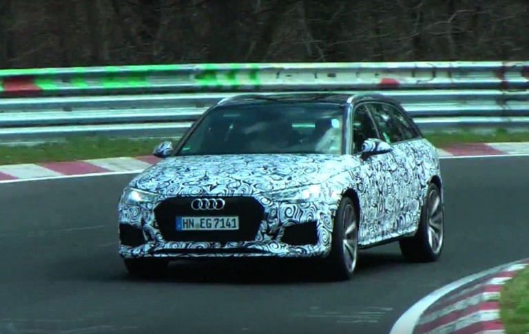 Video: 2017 Audi RS 4 Avant prototype spotted, sound of V6TT?