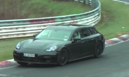 2017 Porsche Panamera ‘sport turismo’ wagon spotted (video)