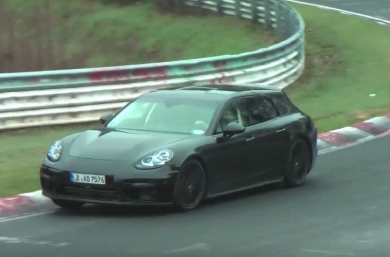 2017 Porsche Panamera ‘sport turismo’ wagon spotted (video)