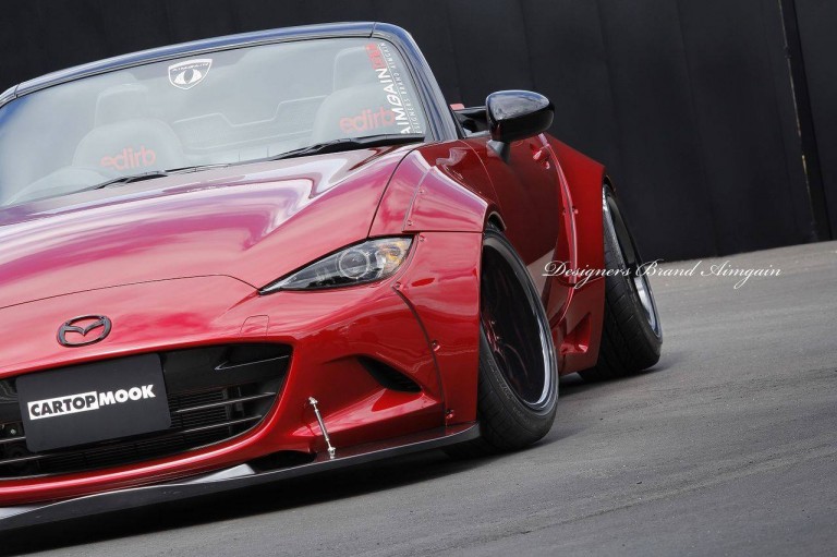 Aimgain gives new Mazda MX-5 old-school wide-body styling upgrade