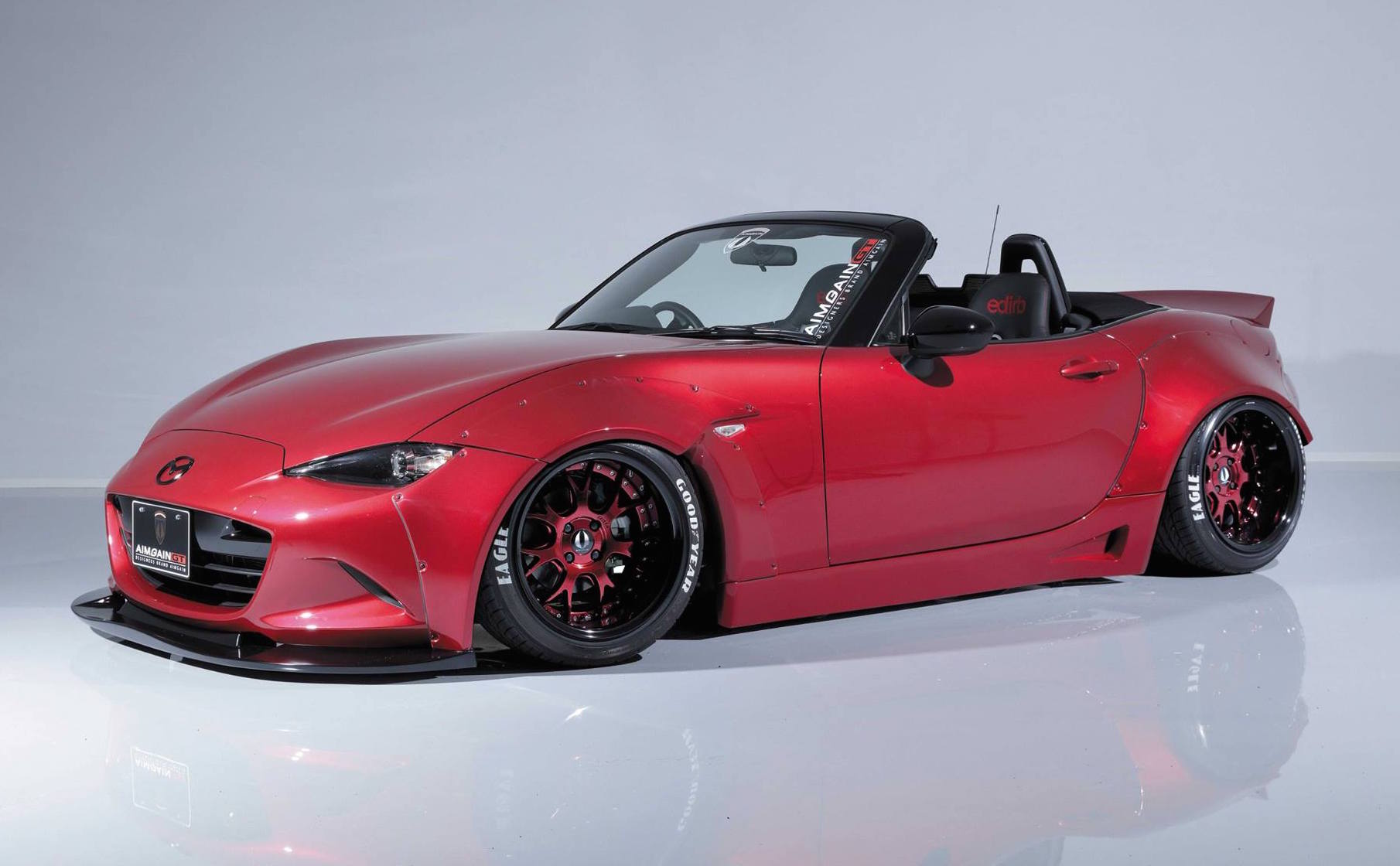 Aimgain Gives New Mazda Mx 5 Old School Wide Body Styling Upgrade Performancedrive