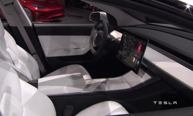 Tesla Model 3-seats