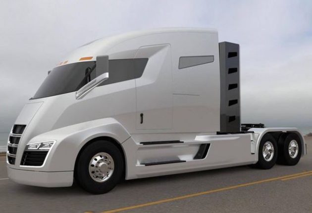 Nikola One  electric truck  with turbine is the Tesla of 