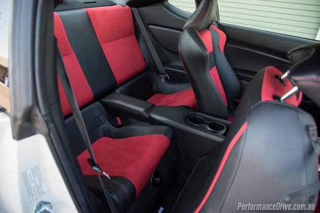 Toyota 86 TRD Blackline-rear seats