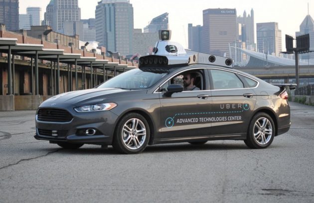 Uber Ford Fusion autonomous