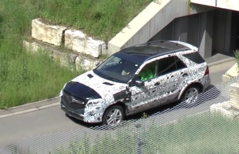 2018 Mercedes GLE ‘W167’ spotted, getting new MHA platform (video)