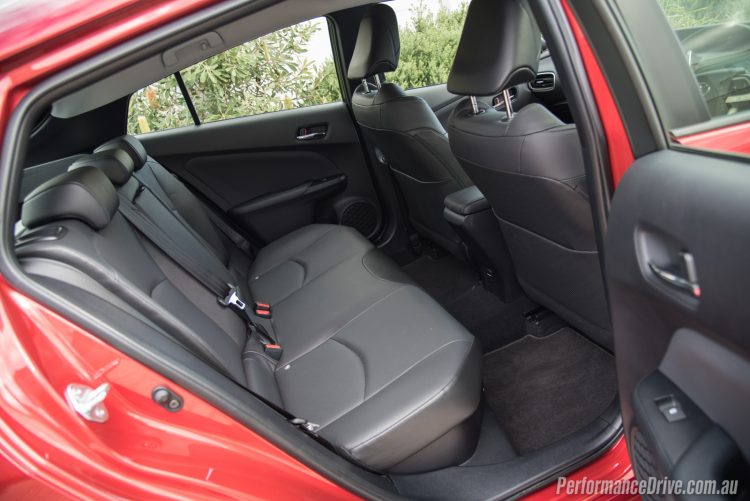 2016 Toyota Prius-rear seats – PerformanceDrive