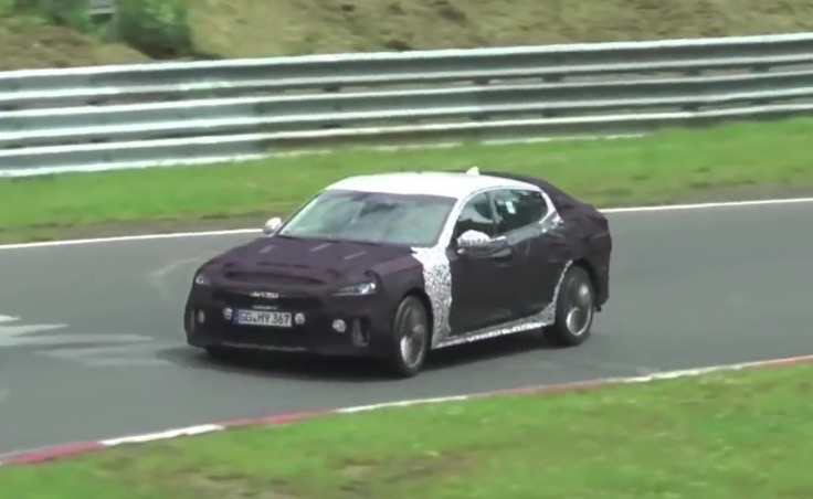 Kia GT prototype spotted at Nurburgring (video)