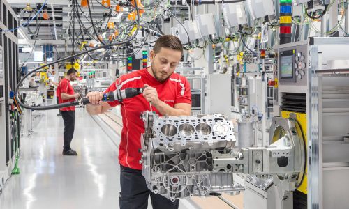 Porsche opens new facility for VW Group V8 production