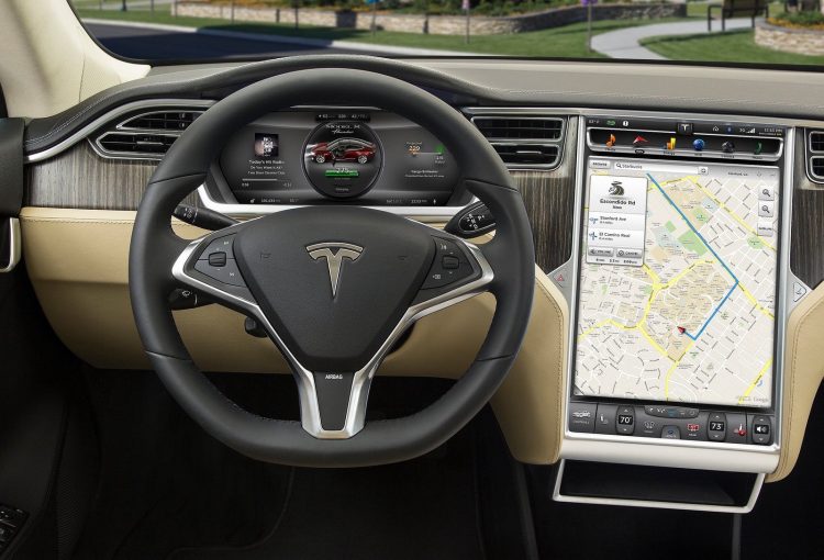 Tesla Model S-interface