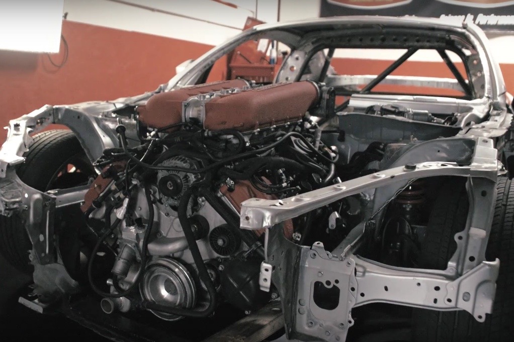 Toyota GT86 getting Ferrari F136 V8 engine conversion