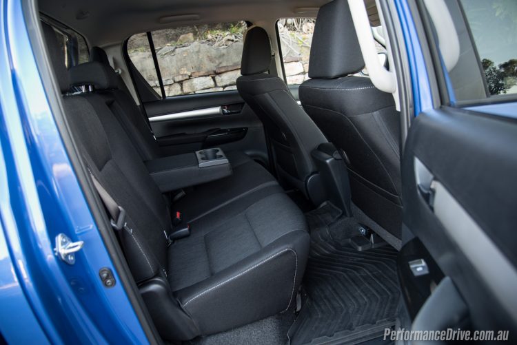 2016 Toyota HiLux SR5 V6-rear seats