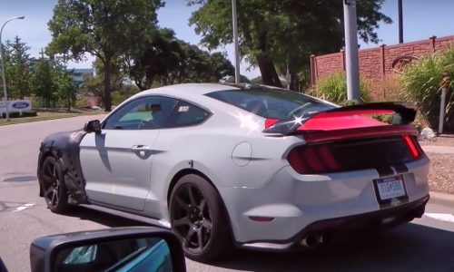 2018 Mustang GT500 prototype spotted, supercharged? (video)