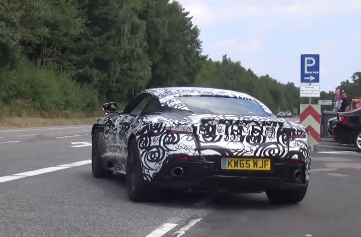 Aston Martin DB11 spotted with 4.0TT V8 option (video)