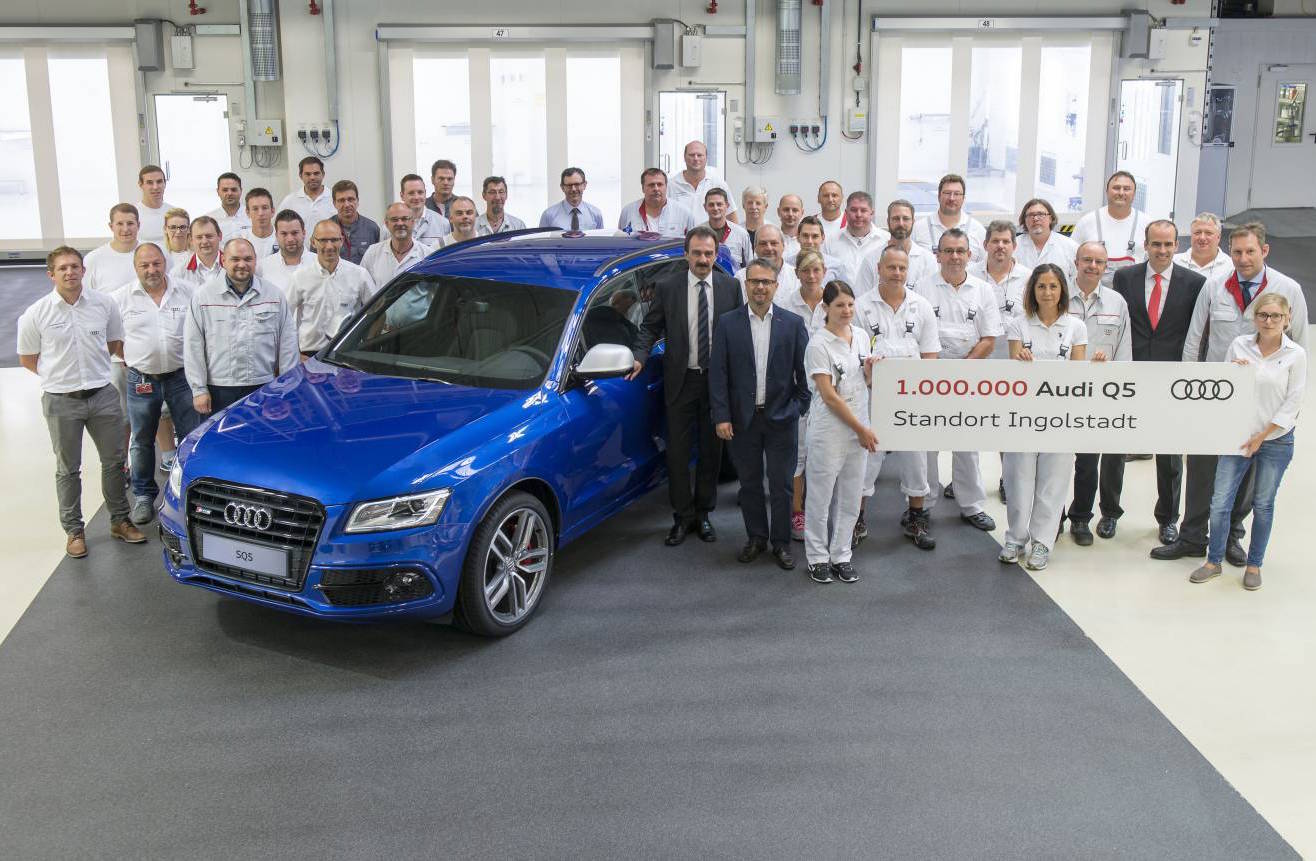 Audi Q5 Ingolstadt production passes 1 million milestone
