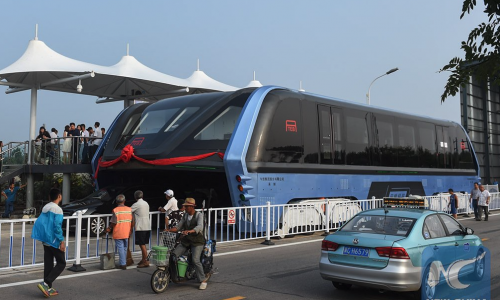 Transit Elevate Bus makes its maiden voyage in China