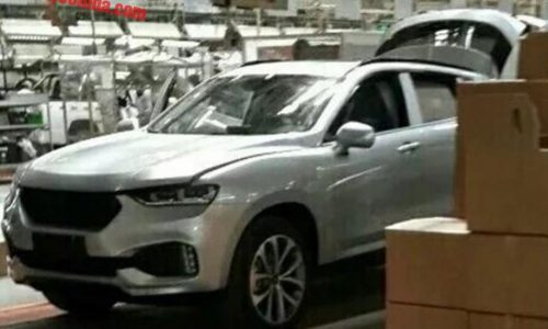 Production Haval Concept Coupe spotted in China
