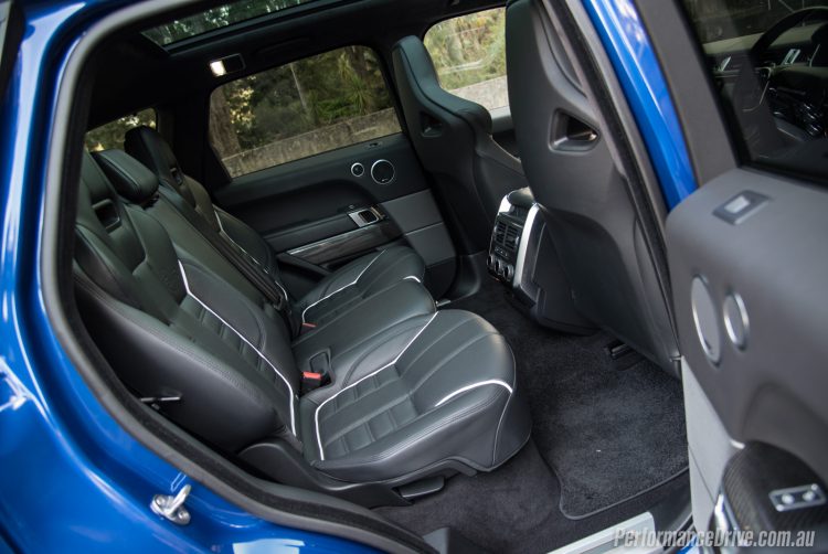 Range Rover Sport SVR-rear seats