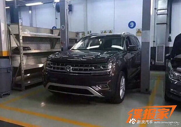 Volkswagen Teramont Large Suv Spotted In China Performancedrive