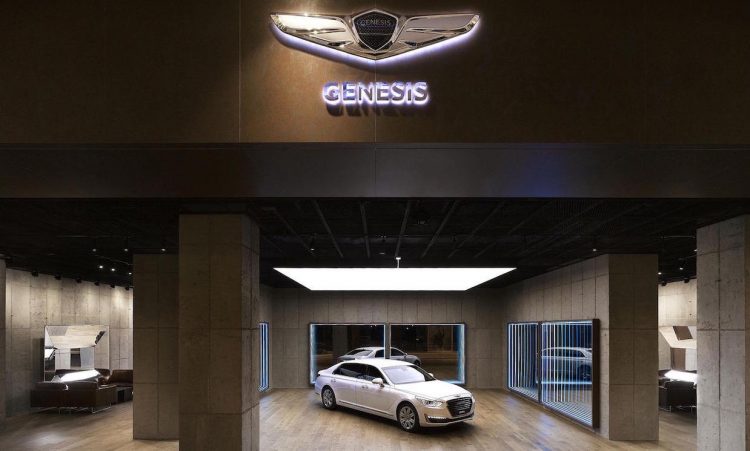 Hyundai Genesis showroom