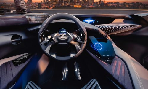 Lexus UX interior teased, shows very futuristic design