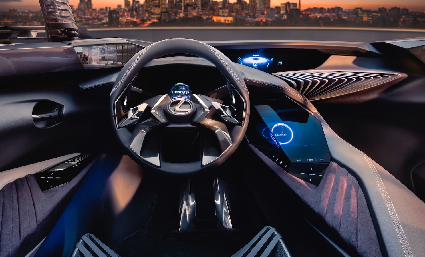 Lexus UX interior teased, shows very futuristic design