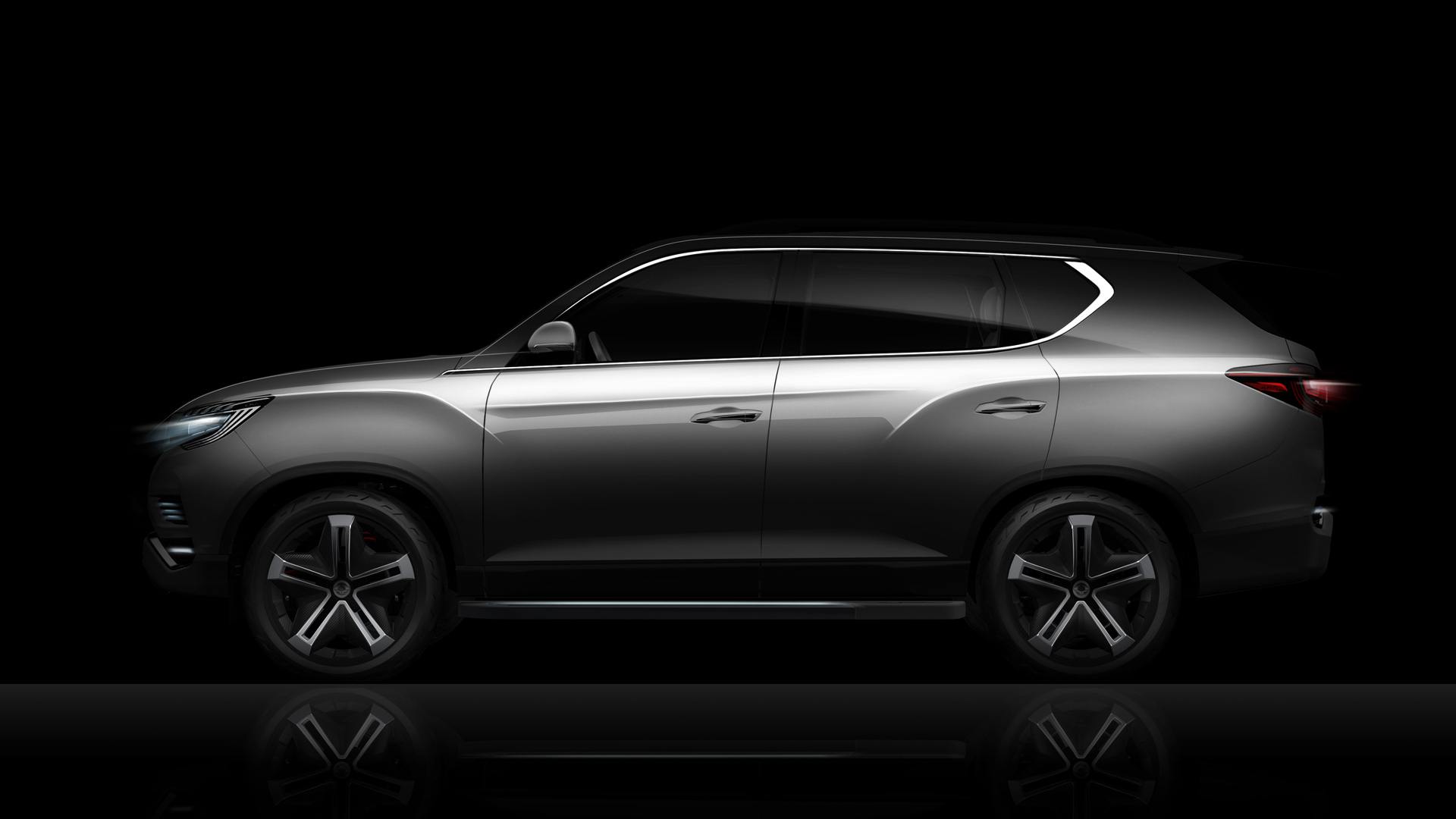 SsangYong LIV-2 SUV concept previewed before Paris
