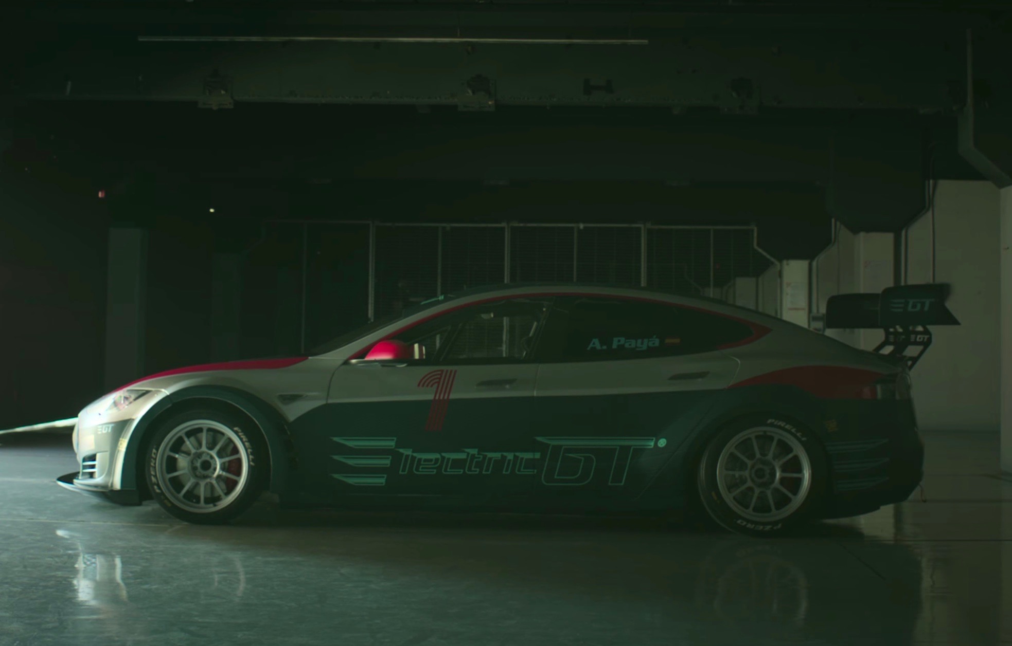 Tesla Model S racing car revealed for Electric GT championship
